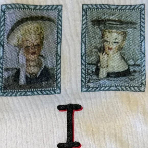 Vintage Kitschy Head Vase T-Shirt Size Med - Picture 12 of 17